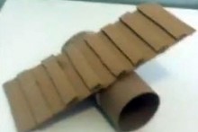 Cardboard-Roll-Hamster-See-saw