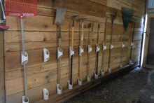 PVC-Barn-Tool-Holders