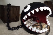 DIY-Chomp-Monster-Cat-Bed