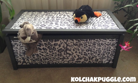 upholstered toy box