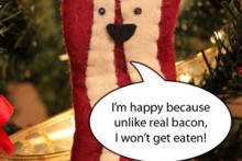 Fabric-Bacon-Christmas-Ornament
