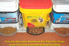 Plastic-Container-Pet-Food-Dispenser