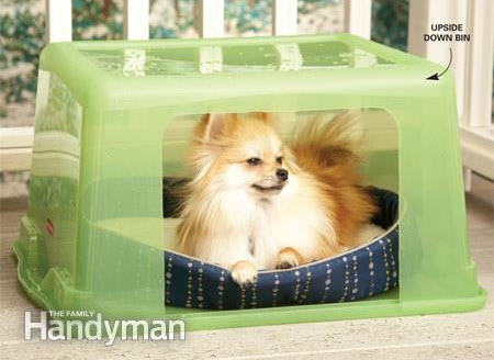 Storage Bin Doghouse - petdiys.com